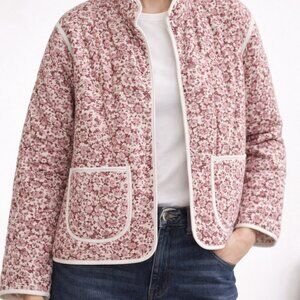 ✨ Floral Quilted Jacket – Lined, Cozy & Effortlessly Chic ✨